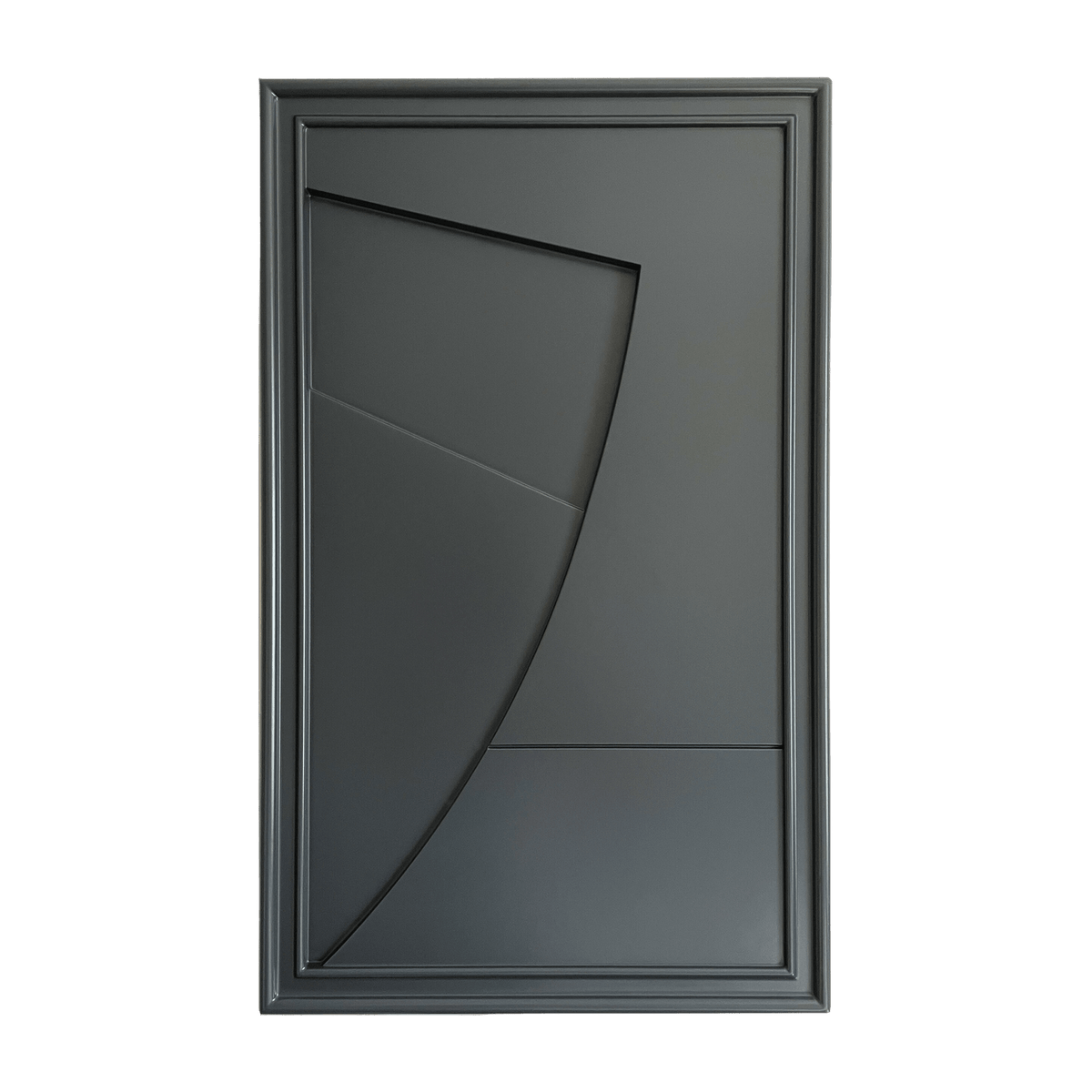 Tableau en bois noir 80 cm Arch - Likya - The Cool Republic