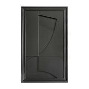 Tableau en bois noir 80 cm Randonne - Likya - The Cool Republic
