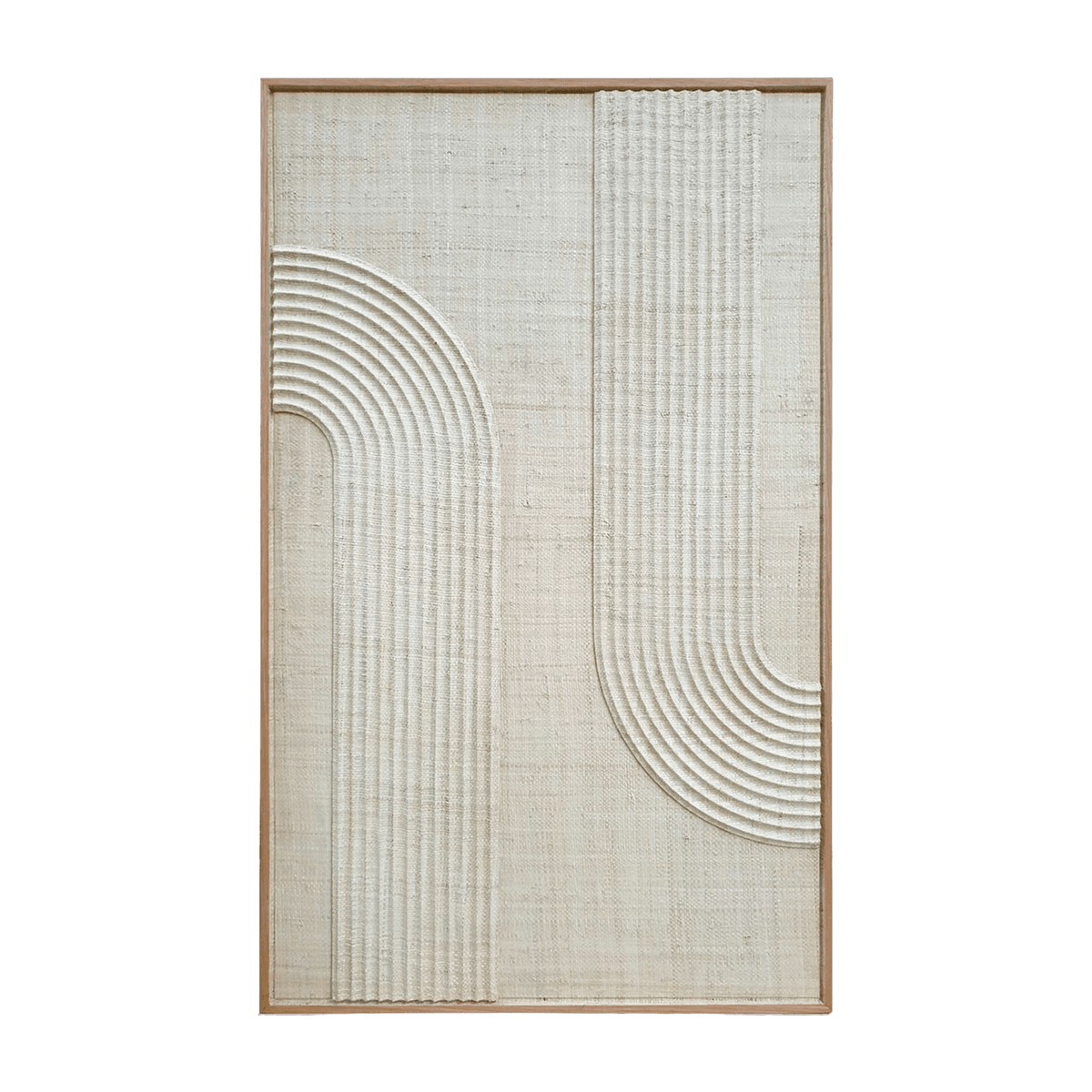 Tableau en palmier tressé 122 cm Elias - Versmissen - The Cool Republic