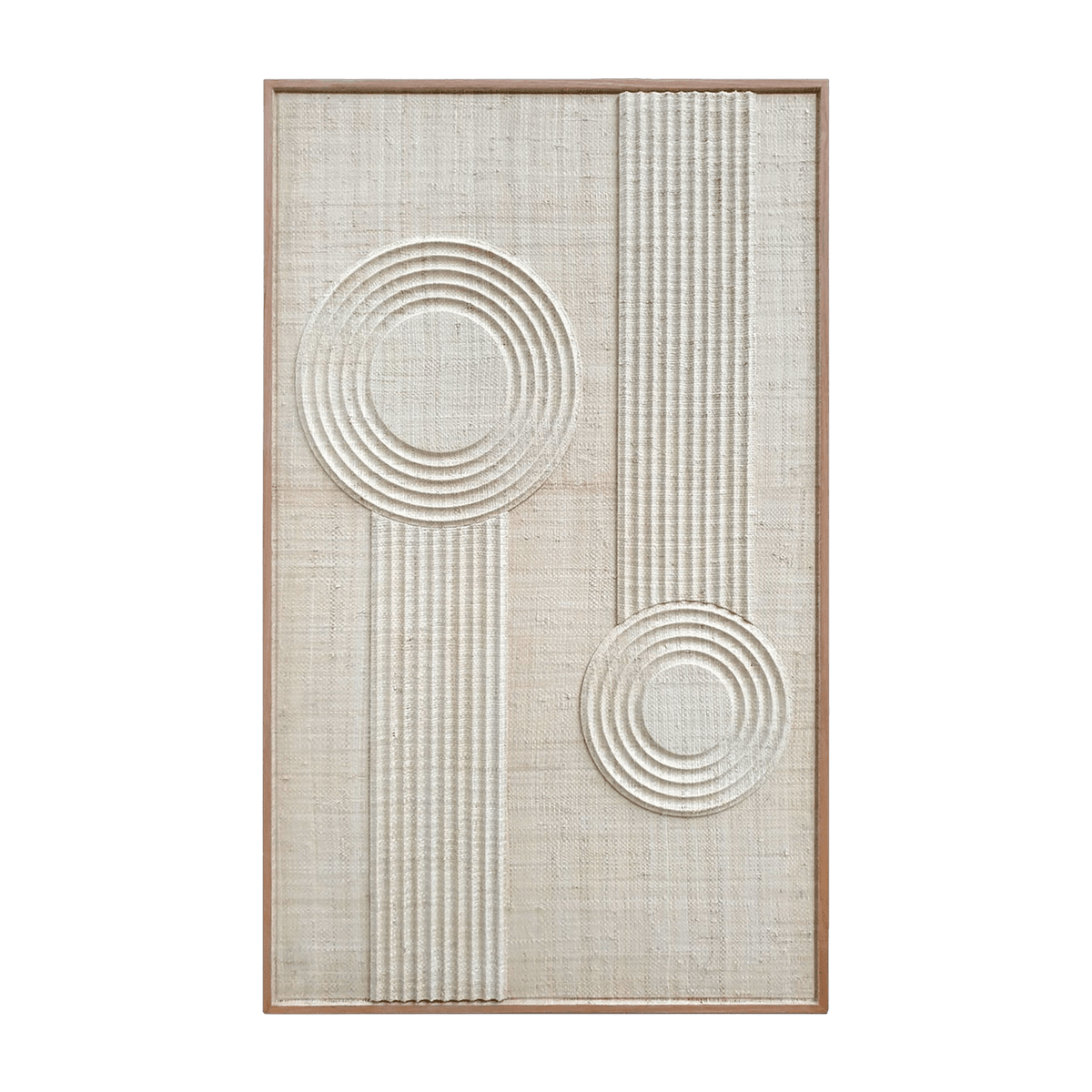 Tableau en palmier tressé 122 cm Erik - Versmissen - The Cool Republic