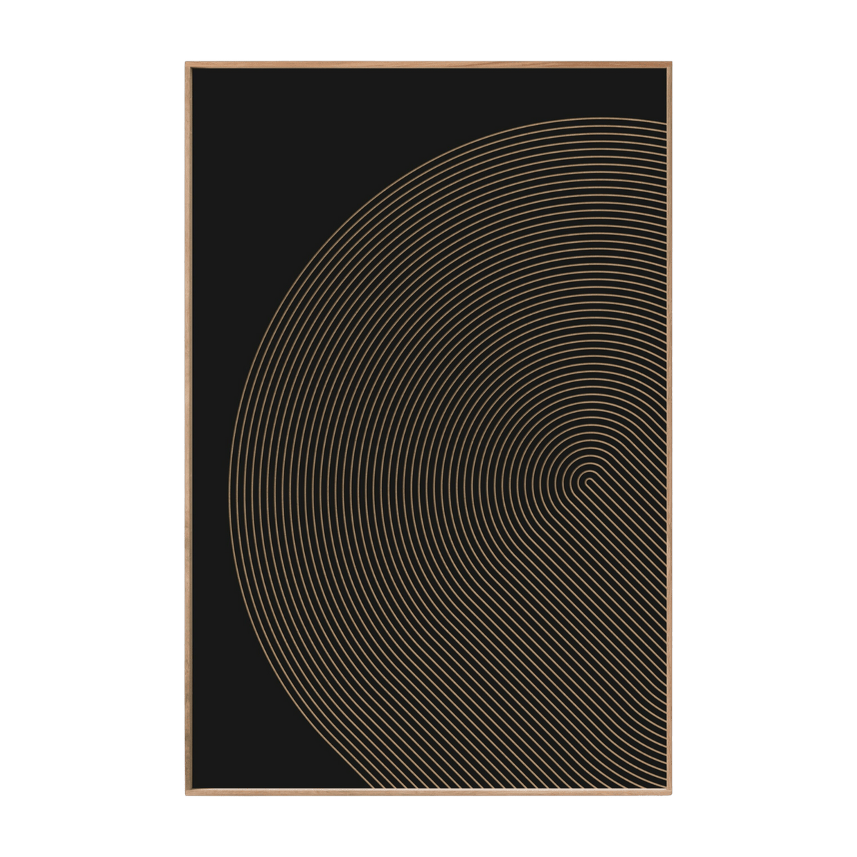 Tableau noir avec reliefs 60 x 90 cm Chergui - Kōje & Møhe - The Cool Republic