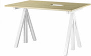 Tablette de bureau en chêne 180 x 90 cm Works - String furniture - The Cool Republic