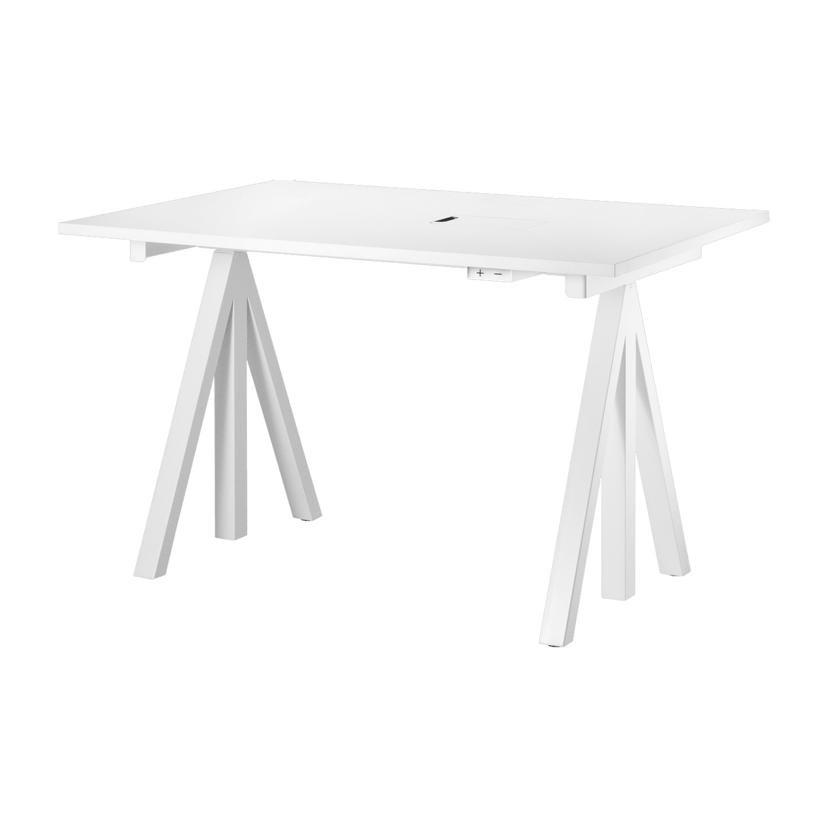 Tablette de bureau en stratifié blanc 120x78cm Works - String furniture - The Cool Republic