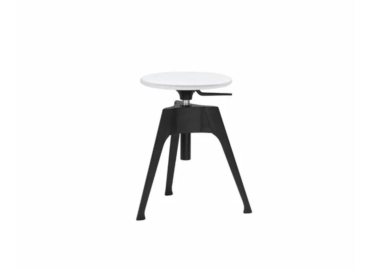 مقعد من الخشب والفولاذ الأسود والأبيض Portable Atelier - Driade