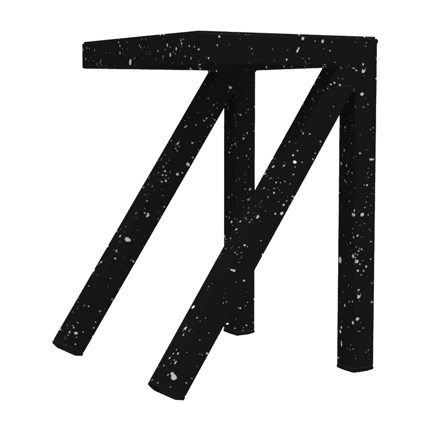 Tabouret bas noir moucheté Bureaurama - Magis - The Cool Republic