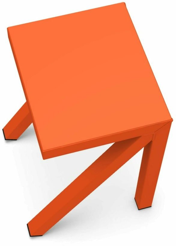 Tabouret bas orange Bureaurama - Magis - The Cool Republic