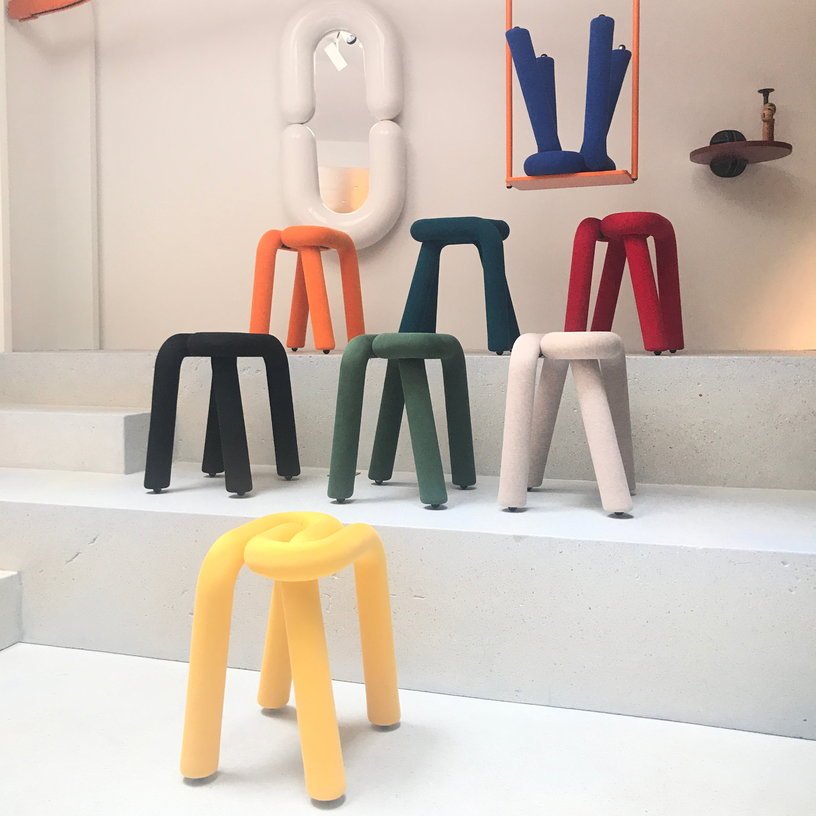 Tabouret beige Bold - Moustache - The Cool Republic