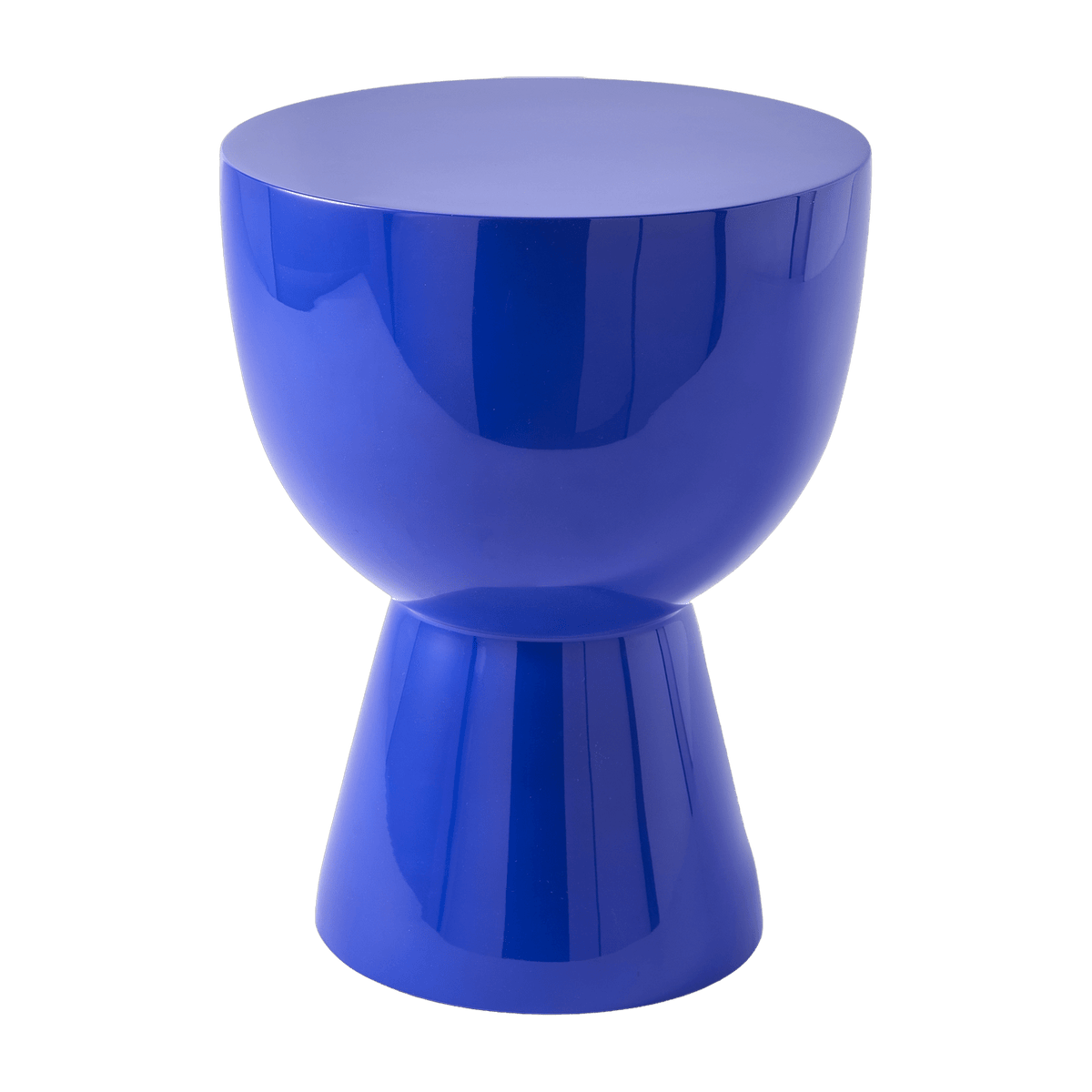 Tabouret bleu foncé laqué Tip Tap - Pols Potten - The Cool Republic
