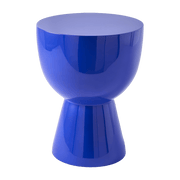 Tabouret bleu foncé laqué Tip Tap - Pols Potten - The Cool Republic