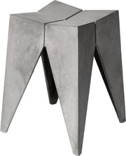 Tabouret contemporain en béton 35 x 35 x 45 Bridge - Lyon Béton - The Cool Republic