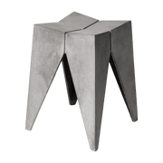 Contemporary concrete stool 35 x 35 x 45 Bridge - Lyon Béton - The Cool Republic