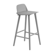 Tabouret de bar 75 cm gris Nerd - Muuto - The Cool Republic