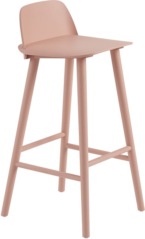 Tabouret de bar 75 cm rose Nerd - Muuto - The Cool Republic