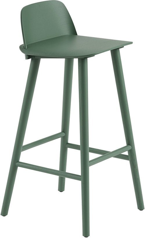 Tabouret de bar 75 cm vert Nerd - Muuto - The Cool Republic