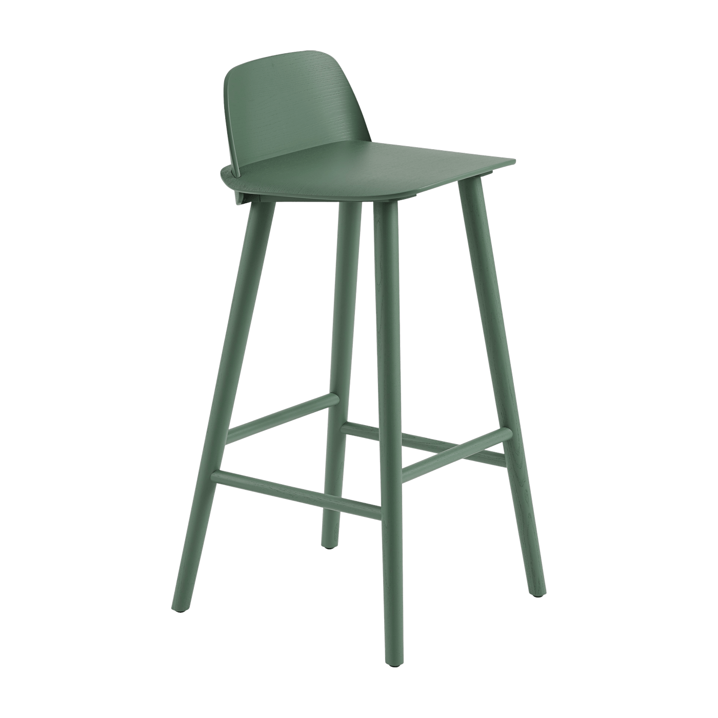 Tabouret de bar 75 cm vert Nerd - Muuto - The Cool Republic