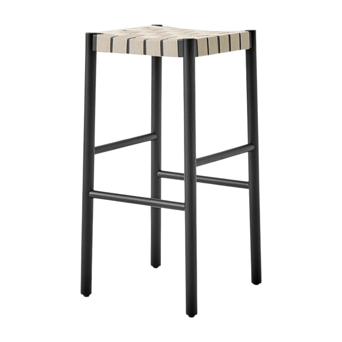Tabouret de bar beige et piètement noir Betty TK8 - &tradition - The Cool Republic