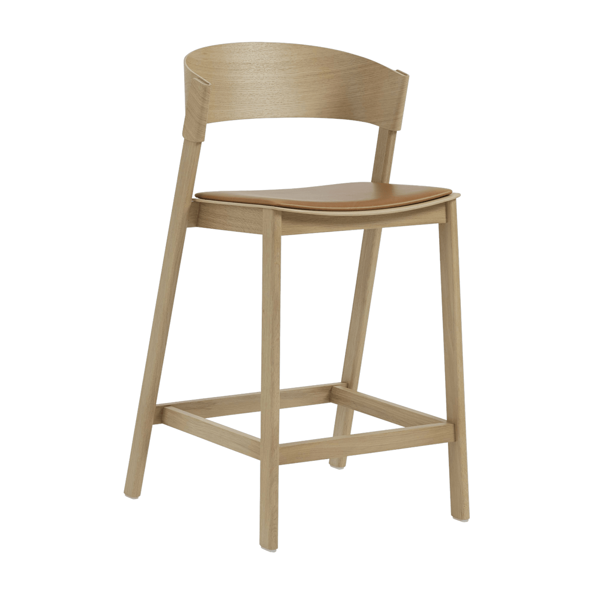 Tabouret de bar cognac Cover 96 cm - Muuto - The Cool Republic