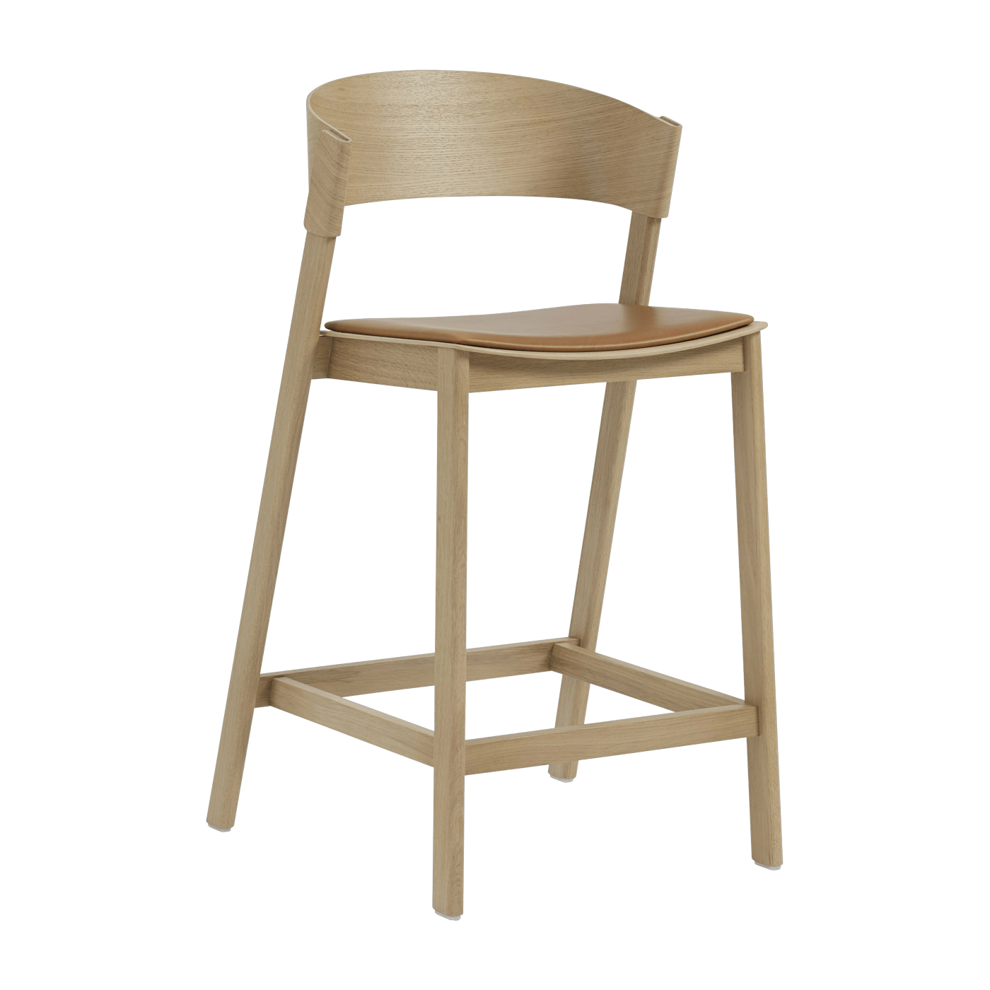Tabouret de bar cognac Cover 96 cm - Muuto - The Cool Republic