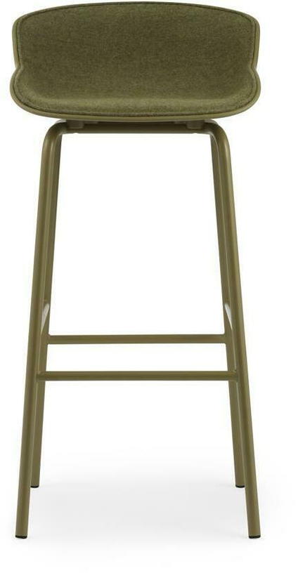 Tabouret de bar en acier et pp avec tissu olive 75 cm Hyg - Normann Copenhagen - The Cool Republic