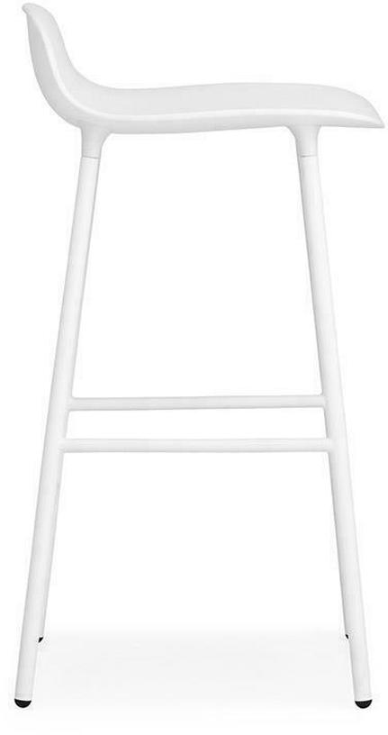 Tabouret de bar en acier et pp blanc 65 cm Form - Normann Copenhagen - The Cool Republic