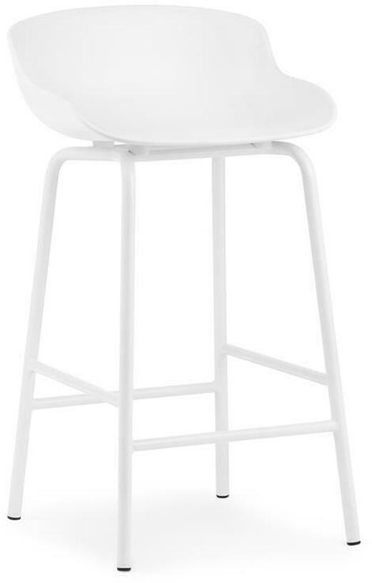 Tabouret de bar en acier et pp blanc 65 cm Hyg - Normann Copenhagen - The Cool Republic