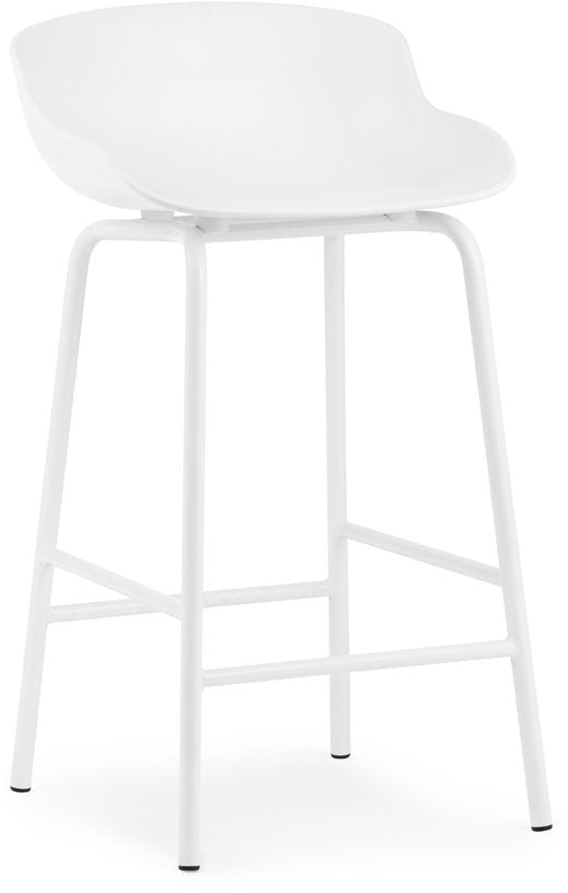Tabouret de bar en acier et pp blanc 65 cm Hyg - Normann Copenhagen - The Cool Republic