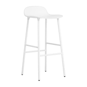 Tabouret de bar en acier et pp blanc 75 cm Form - Normann Copenhagen - The Cool Republic
