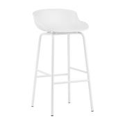 Tabouret de bar en acier et pp blanc 75 cm Hyg - Normann Copenhagen - The Cool Republic
