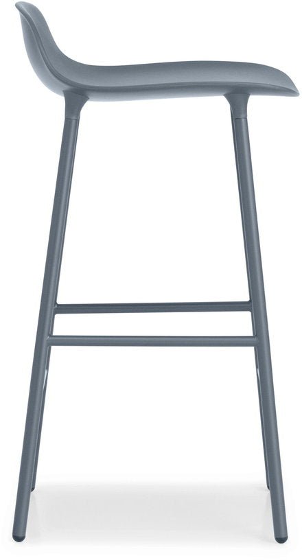 Tabouret de bar en acier et pp bleu 65 cm Form - Normann Copenhagen - The Cool Republic