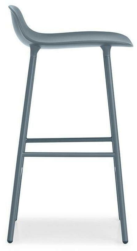 Tabouret de bar en acier et pp bleu 65 cm Form - Normann Copenhagen - The Cool Republic