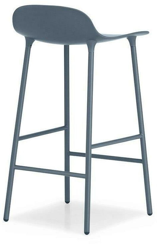 Tabouret de bar en acier et pp bleu 75 cm Form - Normann Copenhagen - The Cool Republic