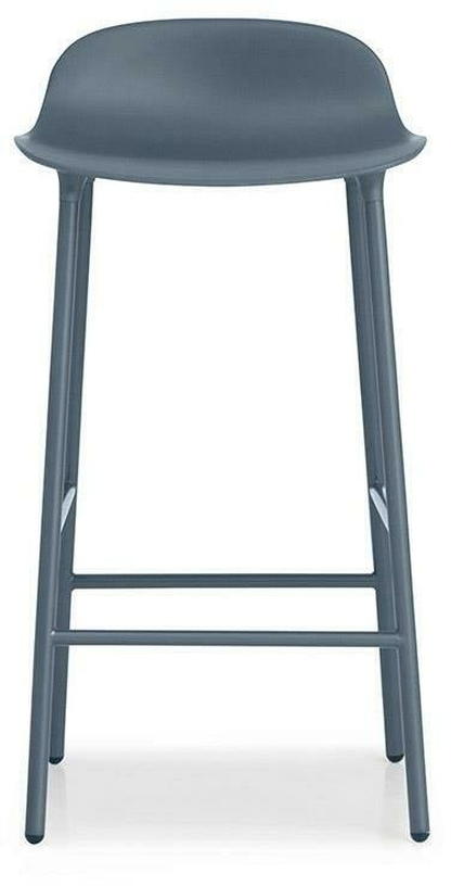 Tabouret de bar en acier et pp bleu 75 cm Form - Normann Copenhagen - The Cool Republic