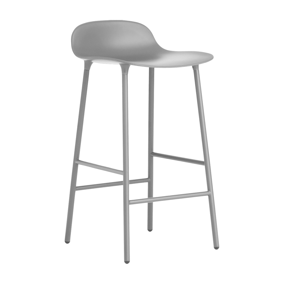 Tabouret de bar en acier et pp gris 65 cm Form - Normann Copenhagen - The Cool Republic