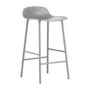 Tabouret de bar en acier et pp gris 65 cm Form - Normann Copenhagen - The Cool Republic