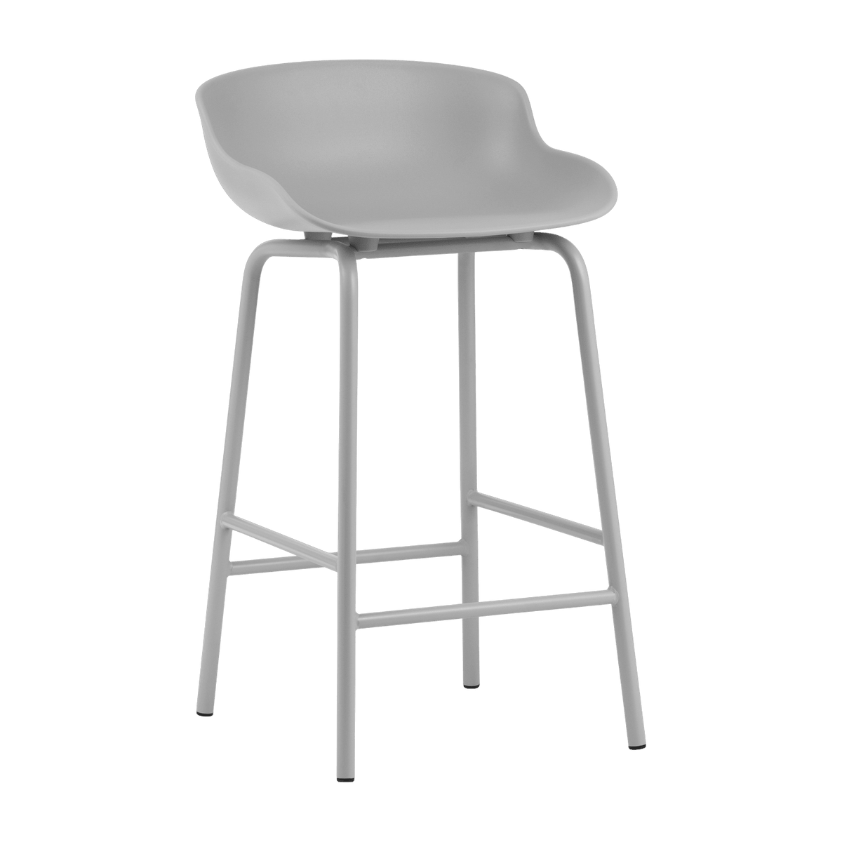 Tabouret de bar en acier et pp gris 65 cm Hyg - Normann Copenhagen - The Cool Republic