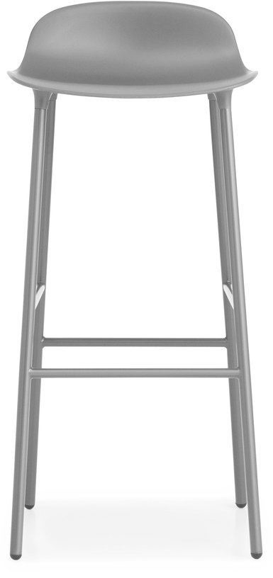 Tabouret de bar en acier et pp gris 75 cm Form - Normann Copenhagen - The Cool Republic