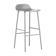 Tabouret de bar en acier et pp gris 75 cm Form - Normann Copenhagen - The Cool Republic