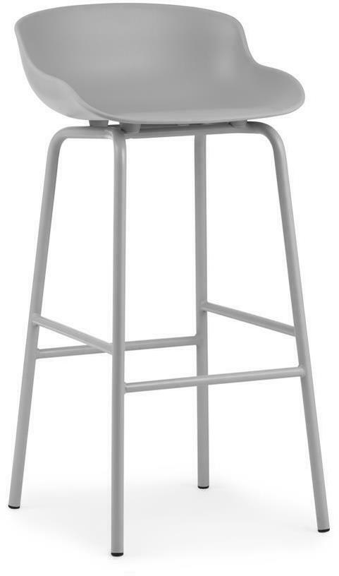 Tabouret de bar en acier et pp gris 75 cm Hyg - Normann Copenhagen - The Cool Republic