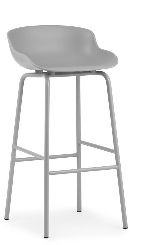 Tabouret de bar en acier et pp gris 75 cm Hyg - Normann Copenhagen - The Cool Republic
