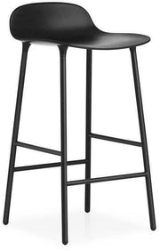 Tabouret de bar en acier et pp noir 65 cm Form - Normann Copenhagen - The Cool Republic