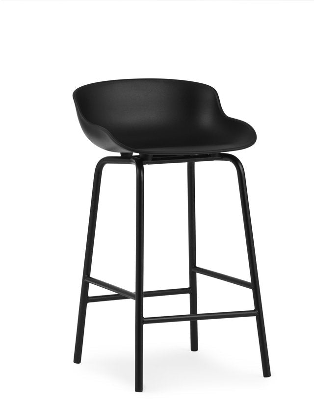 Tabouret de bar en acier et pp noir 65 cm Hyg - Normann Copenhagen - The Cool Republic