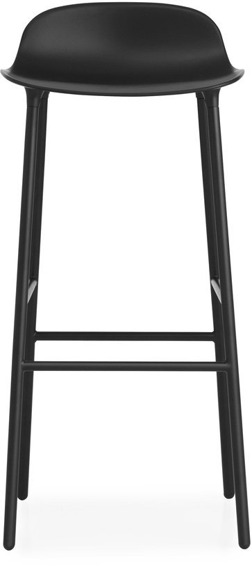 Tabouret de bar en acier et pp noir 75 cm Form - Normann Copenhagen - The Cool Republic