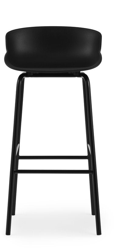 Tabouret de bar en acier et pp noir 75 cm Hyg - Normann Copenhagen - The Cool Republic