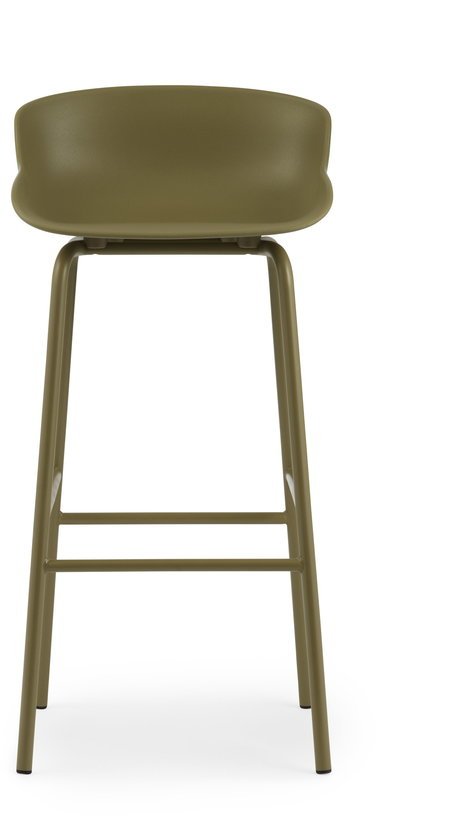 Tabouret de bar en acier et pp olive 75 cm Hyg - Normann Copenhagen - The Cool Republic