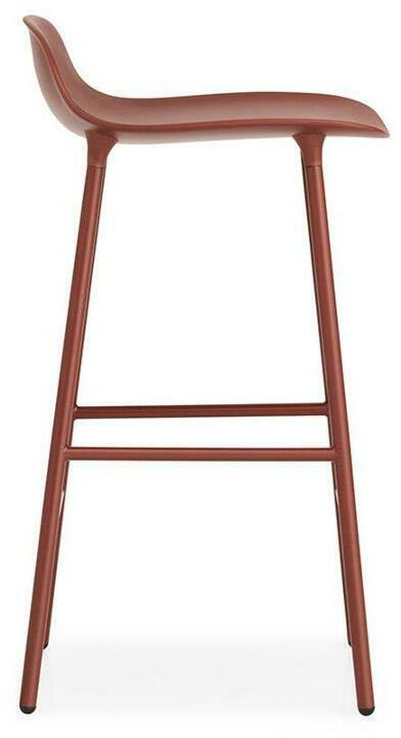 Tabouret de bar en acier et pp rouge 65 cm Form - Normann Copenhagen - The Cool Republic