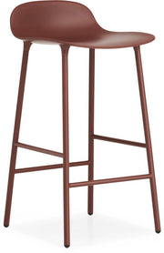 Tabouret de bar en acier et pp rouge 65 cm Form - Normann Copenhagen - The Cool Republic