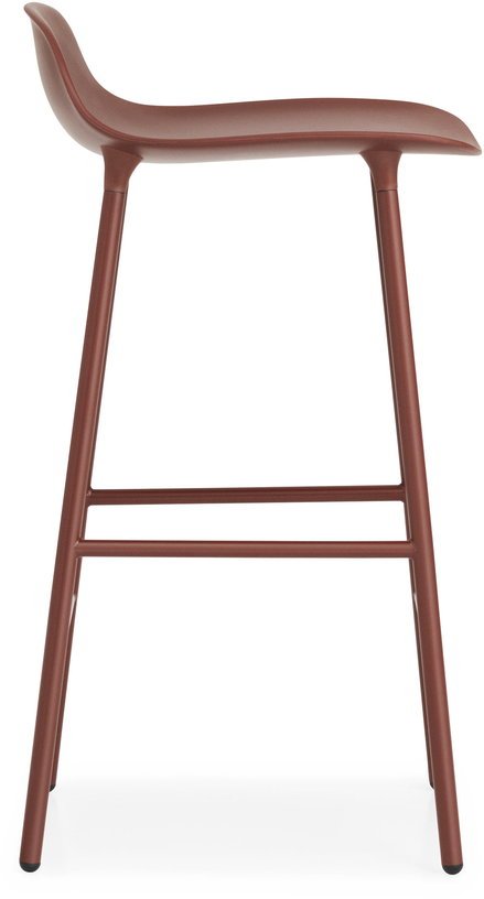 Tabouret de bar en acier et pp rouge 65 cm Form - Normann Copenhagen - The Cool Republic