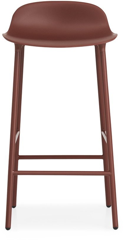 Tabouret de bar en acier et pp rouge 65 cm Form - Normann Copenhagen - The Cool Republic