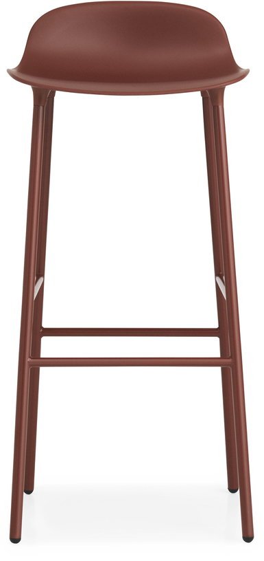Tabouret de bar en acier et pp rouge 75 cm Form - Normann Copenhagen - The Cool Republic
