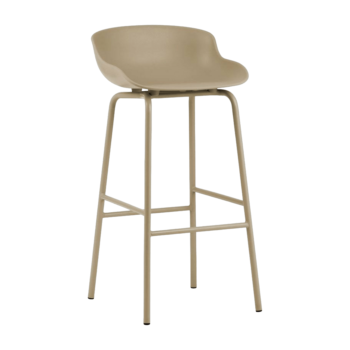 Tabouret de bar en acier et pp sable 75 cm Hyg - Normann Copenhagen - The Cool Republic
